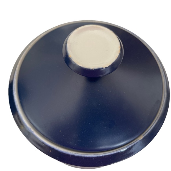 Vintage MCM Blueberry Blue Mexicana by Ben Seibel, MIKASA, Creamer & Sugar set - Picture 4 of 14